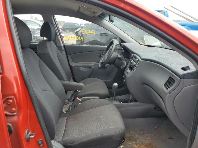 KNADE123676274033 - 2007 KIA RIO BASE RED photo 5