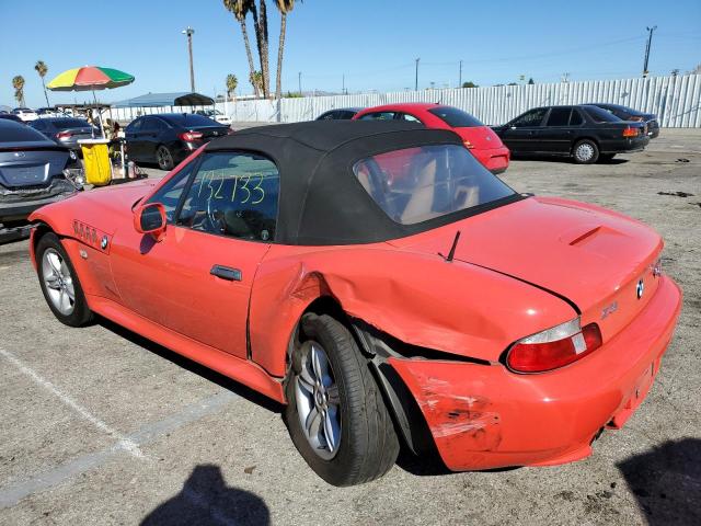 WBACN33401LK49510 - 2001 BMW Z3 2.5 RED photo 3