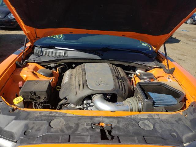 2C3CDXCT5EH178039 - 2014 DODGE CHARGER R/ ORANGE photo 7