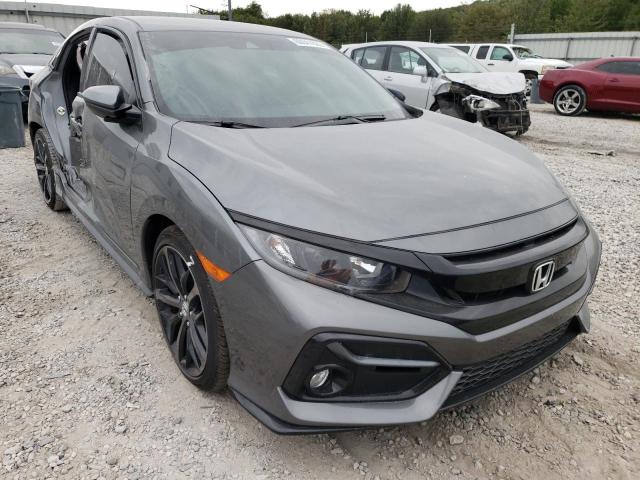 SHHFK7H4XMU217727 - 2021 HONDA CIVIC SPOR GRAY photo 1