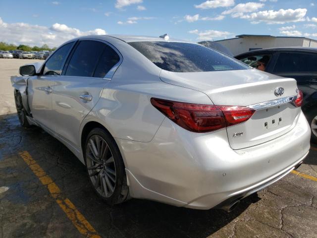 JN1FV7ARXLM660130 - 2020 INFINITI Q50 RED SP SILVER photo 3