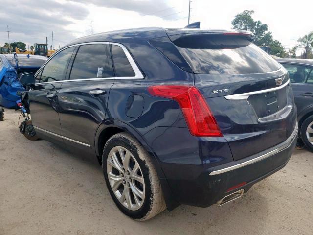 1GYKNERS0KZ205466 - 2019 CADILLAC XT5 PREMIU BLUE photo 3