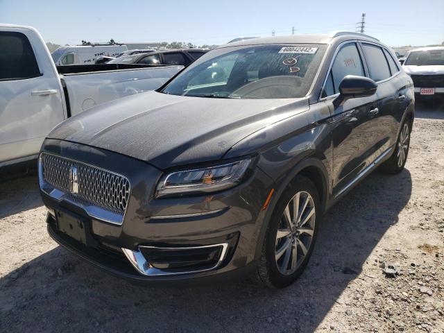 2LMPJ6K96KBL31273 - 2019 LINCOLN NAUTILUS S GRAY photo 2