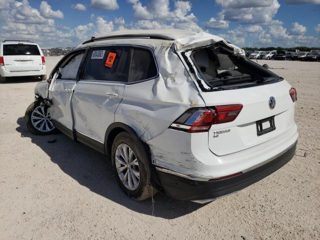 3VV3B7AX1JM167897 - 2018 VOLKSWAGEN TIGUAN SE WHITE photo 3