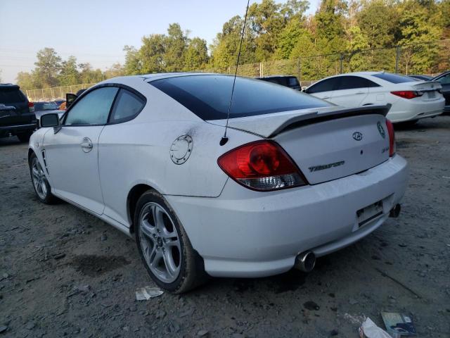 KMHHN65F06U200765 - 2006 HYUNDAI TIBURON GT WHITE photo 3