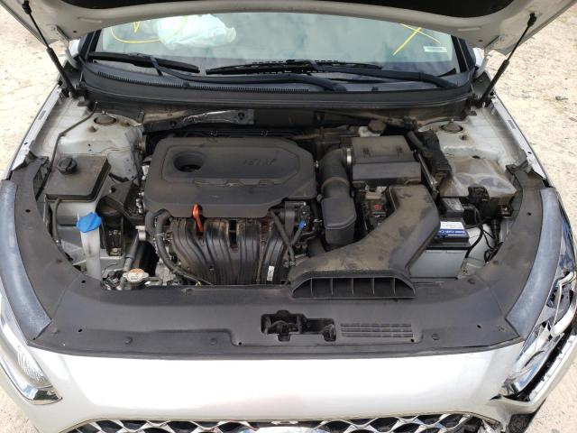 5NPE34AF6KH747227 - 2019 HYUNDAI SONATA LIM SILVER photo 7