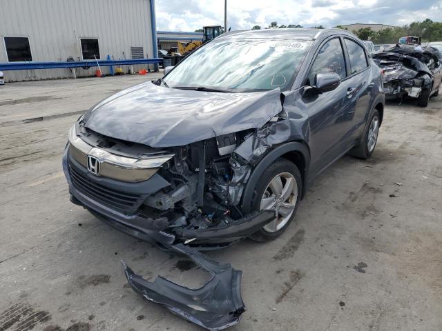 3CZRU6H56LM711373 - 2020 HONDA HR-V EX GRAY photo 2