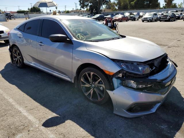2HGFC2F83MH538317 - 2021 HONDA CIVIC SPOR SILVER photo 1