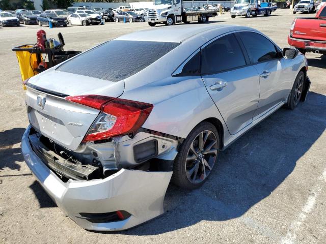 2HGFC2F83MH538317 - 2021 HONDA CIVIC SPOR SILVER photo 4