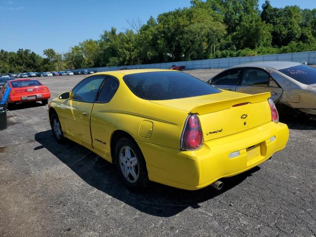 2G1WW15E429328543 - 2002 CHEVROLET MONTE CARL 黄色 照片 3