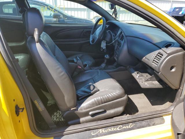 2G1WW15E429328543 - 2002 CHEVROLET MONTE CARL 黄色 照片 5