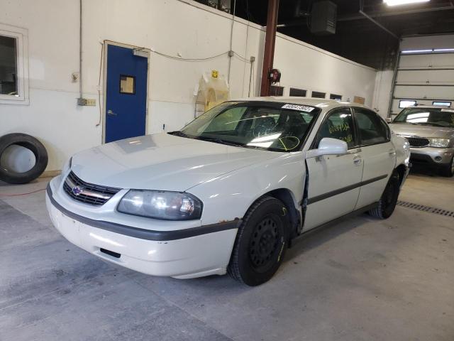 2G1WF52E049338632 - 2004 CHEVROLET IMPALA SILVER photo 2