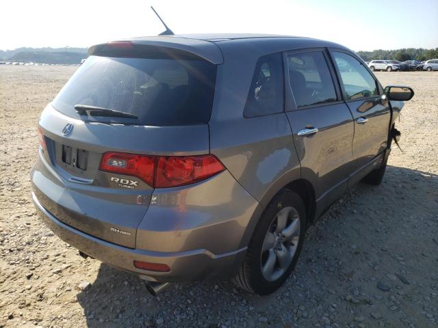 5J8TB18247A006716 - 2007 ACURA RDX GRAY photo 4