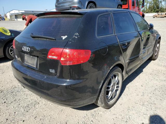 WAUKD78P18A125759 - 2008 AUDI A3 S-LINE BLACK photo 4