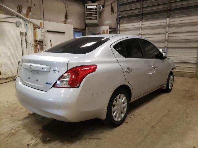 3N1CN7AP4CL922283 - 2012 NISSAN VERSA SILVER photo 4