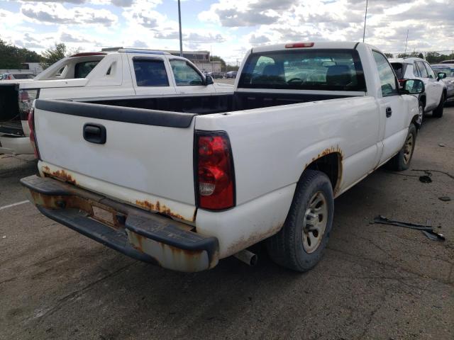 3GCEC14X67G209324 - 2007 CHEVROLET 1500 SILVE WHITE photo 4