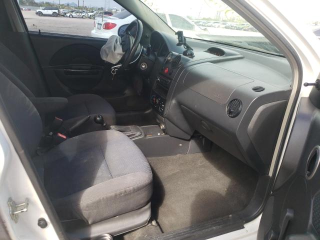 KL1TD666X8B132819 - 2008 CHEVROLET AVEO BASE WHITE photo 5