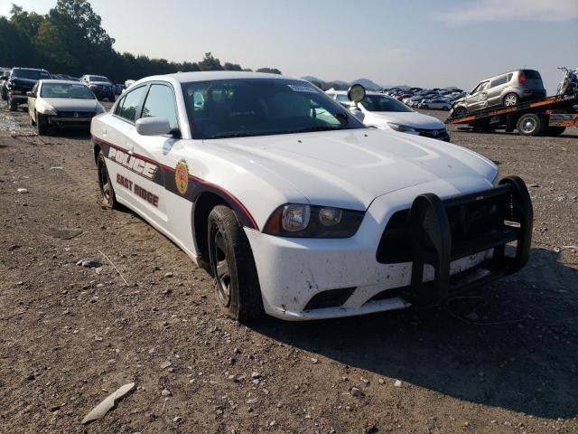 2C3CDXAT6EH349190 - 2014 DODGE CHARGER PO WHITE photo 1