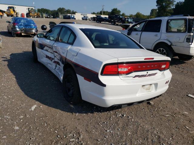 2C3CDXAT6EH349190 - 2014 DODGE CHARGER PO WHITE photo 3