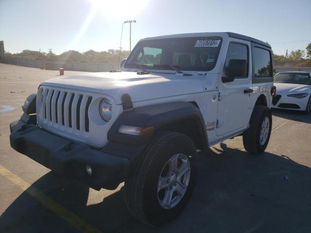 1C4GJXAN2KW545504 - 2019 JEEP WRANGLER S WHITE photo 2