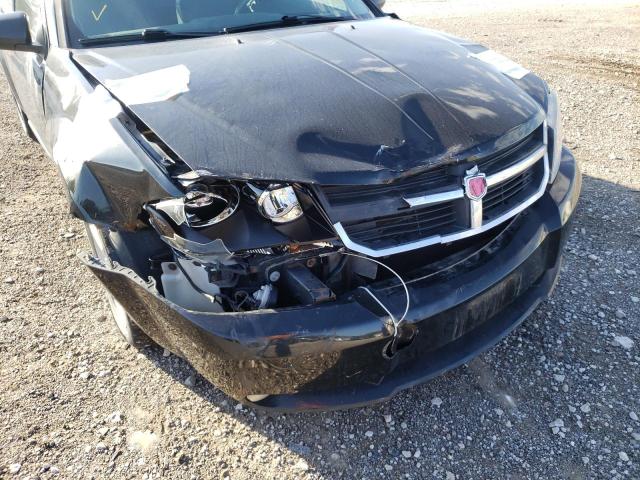 1B3LC76M78N614504 - 2008 DODGE AVENGER R/ BLACK photo 9