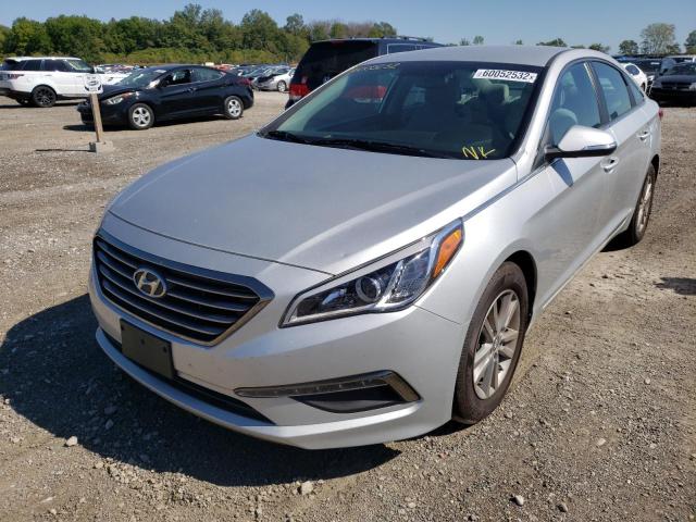 5NPE24AA2FH128492 - 2015 HYUNDAI SONATA ECO SILVER photo 2