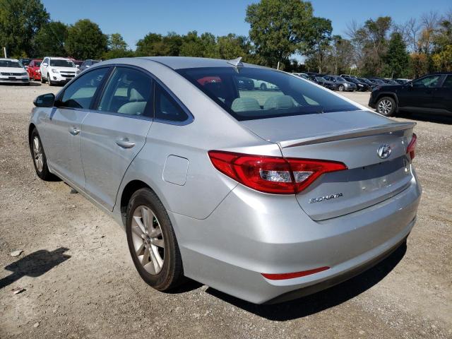 5NPE24AA2FH128492 - 2015 HYUNDAI SONATA ECO SILVER photo 3