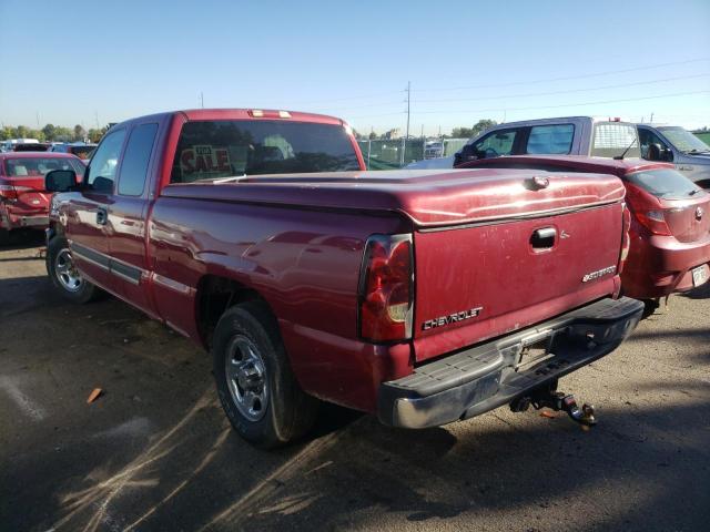 2GCEC19T541219918 - 2004 CHEVROLET 1500 SILVE MAROON photo 3