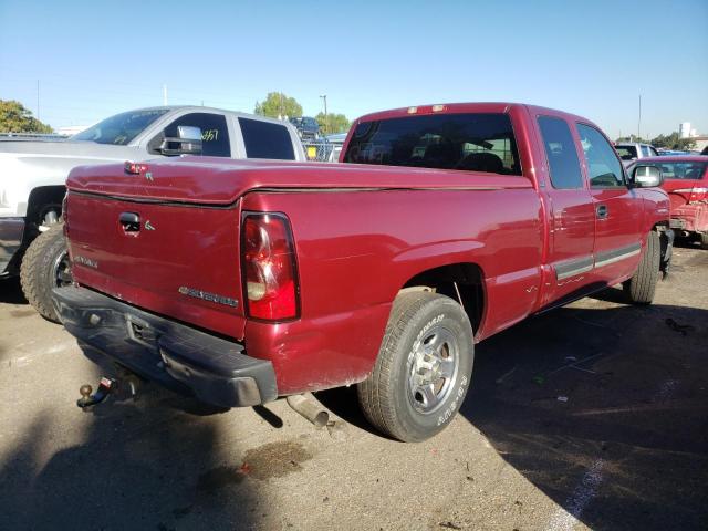 2GCEC19T541219918 - 2004 CHEVROLET 1500 SILVE MAROON photo 4