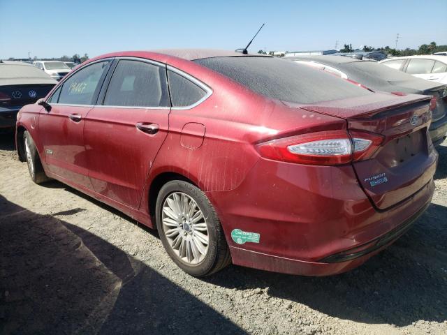 3FA6P0SU7ER356609 - 2014 FORD FUSION TIT BURGUNDY photo 3