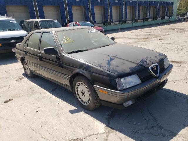 ZAREA33A2M6191342 - 1991 ALFA ROMEO 164 BLACK photo 1