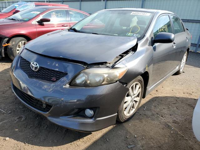 2T1BU4EE6AC447688 - 2010 TOYOTA COROLLA BA GRAY photo 2