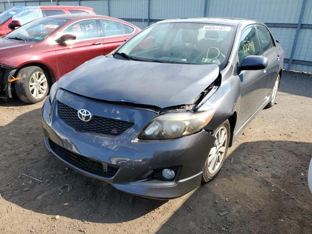 2T1BU4EE6AC447688 - 2010 TOYOTA COROLLA BA GRAY photo 9