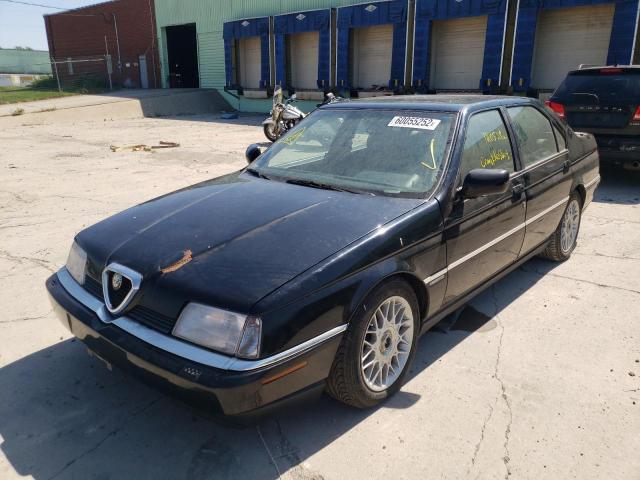 ZARED33E2R6290499 - 1993 ALFA ROMEO 164 BLACK photo 2