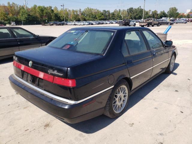 ZARED33E2R6290499 - 1993 ALFA ROMEO 164 BLACK photo 4