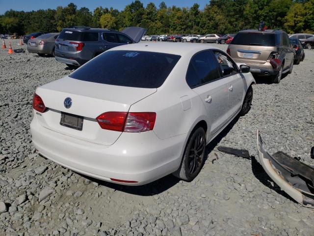 3VW2K7AJ6EM240951 - 2014 VOLKSWAGEN JETTA BASE 白色 照片 4