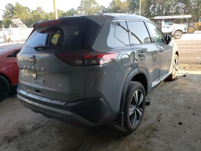 5N1BT3CA6NC711936 - 2022 NISSAN ROGUE SL GRAY photo 4