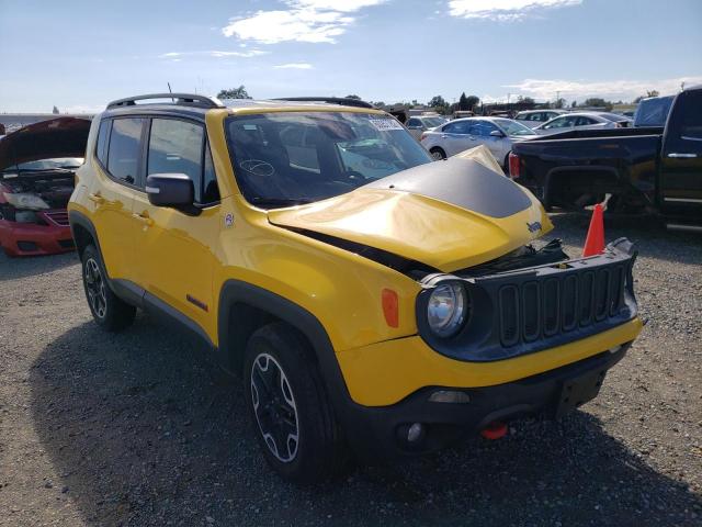 ZACCJBCT5GPD50403 - 2016 JEEP RENEGADE T YELLOW photo 1