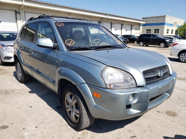 KM8JN12D48U771024 - 2008 HYUNDAI TUCSON SE BLUE photo 1