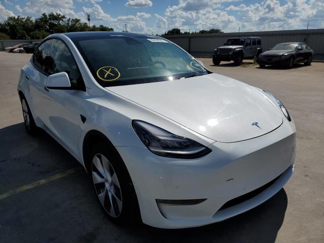 5YJYGDEE4MF186286 - 2021 TESLA MODEL Y أبيض صورة 1