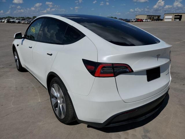 5YJYGDEE4MF186286 - 2021 TESLA MODEL Y أبيض صورة 3