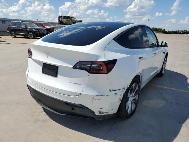 5YJYGDEE4MF186286 - 2021 TESLA MODEL Y أبيض صورة 4