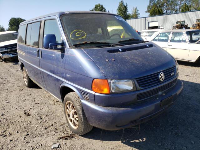 WV2KH8707XH000984 - 1999 VOLKSWAGEN EUROVAN GL BLUE photo 1