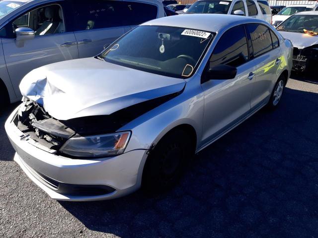 3VW2K7AJ0BM057069 - 2011 VOLKSWAGEN JETTA BASE 银色 照片 2