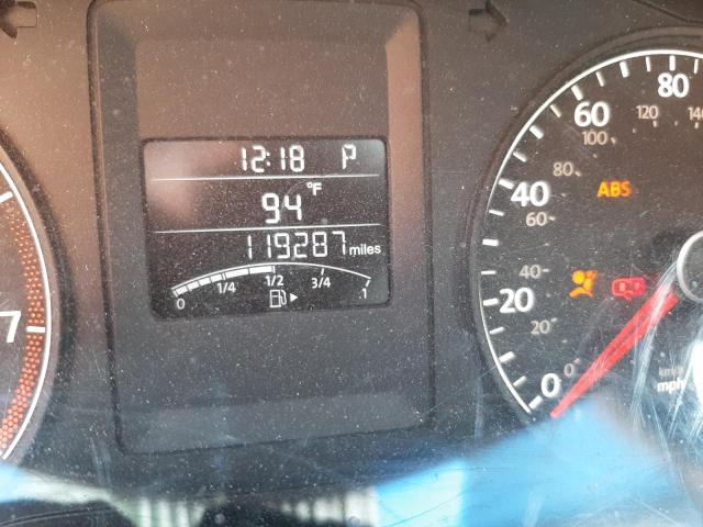 3VW2K7AJ0BM057069 - 2011 VOLKSWAGEN JETTA BASE 银色 照片 8