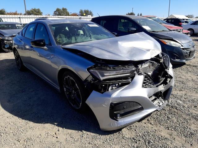 19UUB5F57MA000333 - 2021 ACURA TLX TECH A Արծաթագույն լուսանկար 1