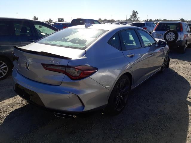 19UUB5F57MA000333 - 2021 ACURA TLX TECH A Արծաթագույն լուսանկար 4