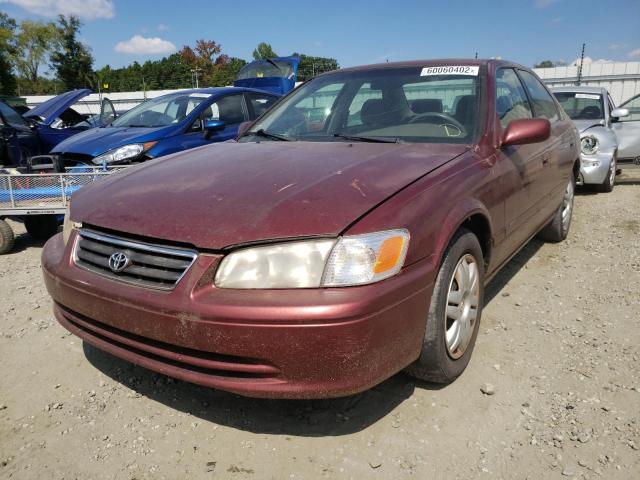 4T1BG22K3YU653923 - 2000 TOYOTA CAMRY CE BURGUNDY photo 2