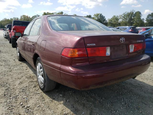 4T1BG22K3YU653923 - 2000 TOYOTA CAMRY CE BURGUNDY photo 3