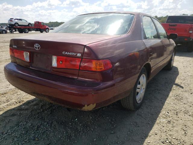 4T1BG22K3YU653923 - 2000 TOYOTA CAMRY CE BURGUNDY photo 4